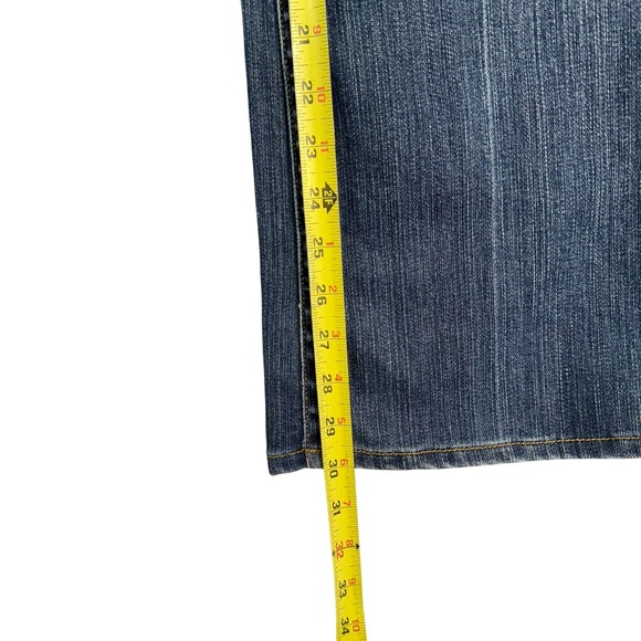 7 For All Mankind Womens Jeans 29 Bootcut Denim Medium Wash USA Made Flare - Picture 6 of 10